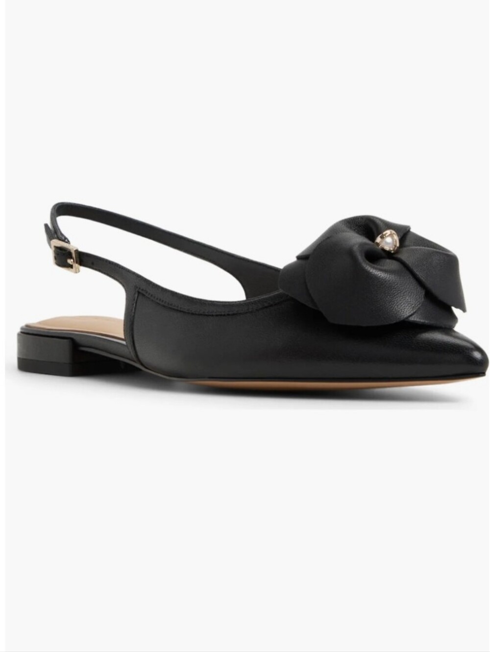 NWOB Ted Baker London Lili Rose Pointed Toe Slingbacks Flat. Size 6.5 - Picture 1 of 15